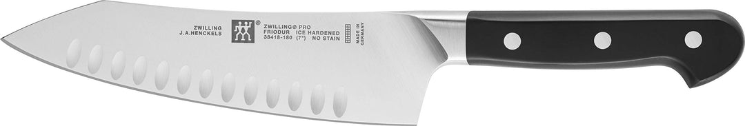 ZWILLING Pro Rocking Santokumesser, Klingenlänge: 18 cm, Rostfreier Spezialstahl, Kunststoffgriff, S