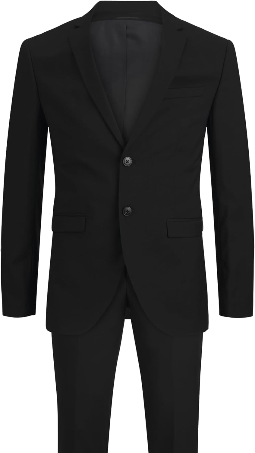 JACK & JONES Herren Jprfranco Suit Noos Business Anzug Hosen Set, Schwarz, 52 EU