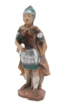 Krippenfigur, römische Generalfigur, Soldatenfigur, Krippenzubehör, Gladiator, Harzfigur, 10 cm