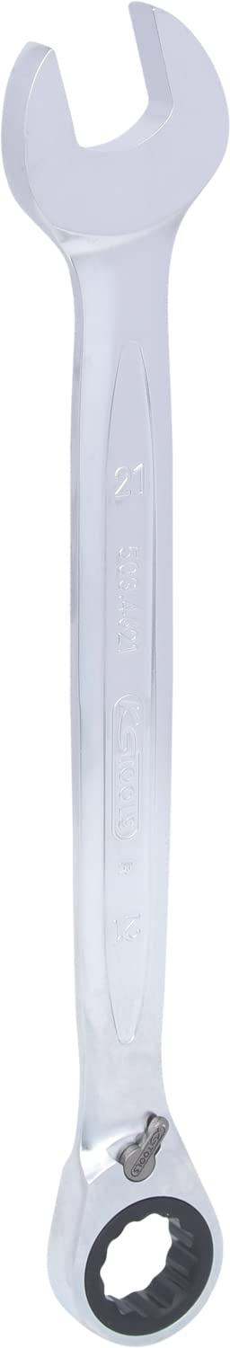 KS Tools 503.4621 GEARplus Ratschenringmaulschlüssel,umschaltbar,21mm 21 mm, 21 mm