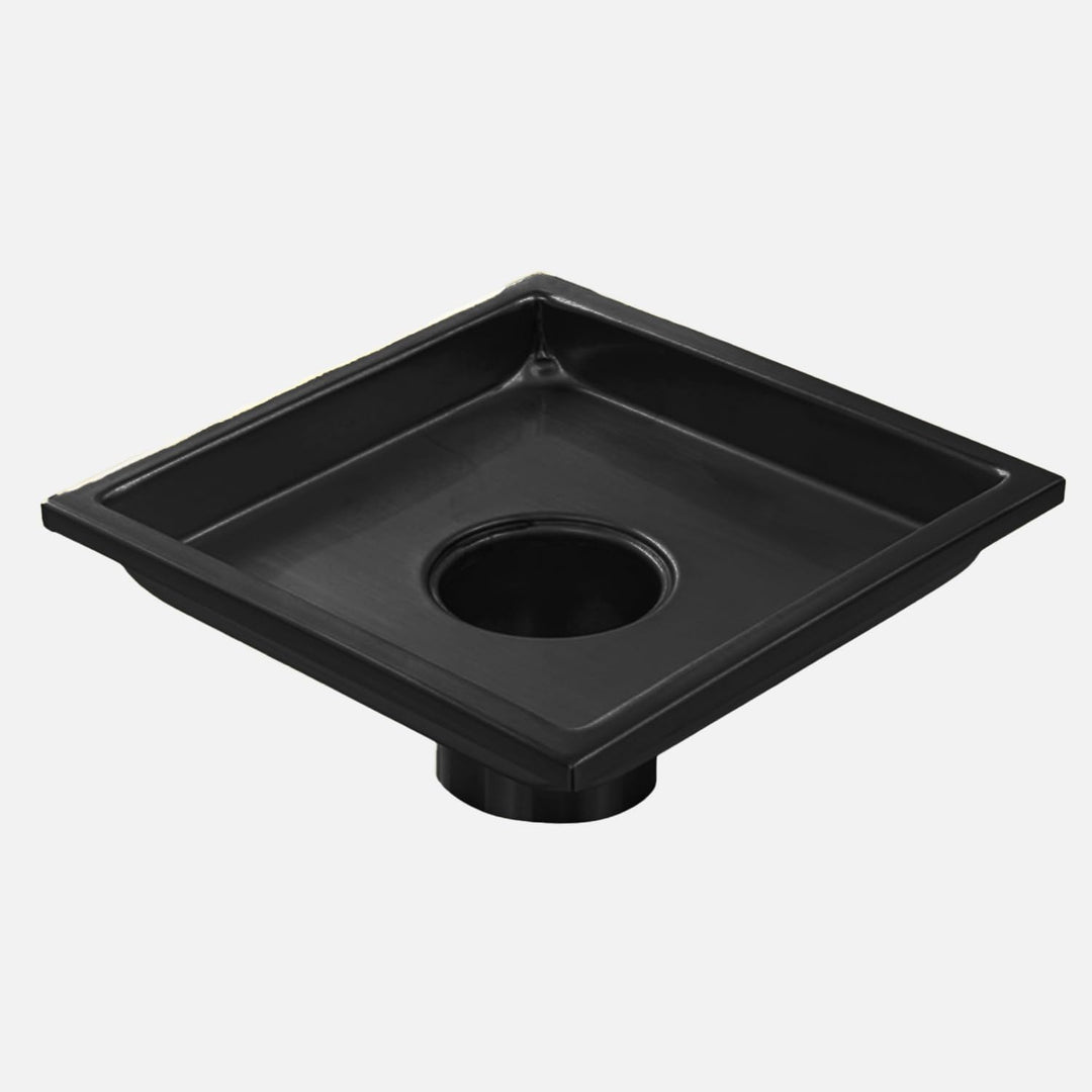 Duschrinne Quadratisch Edelstahl Bodenablauf,15x15cm,Bodenablauf Dusche,Haarfilter 2 in 1 Befliesbar