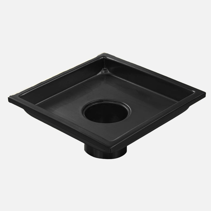 Duschrinne Quadratisch Edelstahl Bodenablauf,15x15cm,Bodenablauf Dusche,Haarfilter 2 in 1 Befliesbar