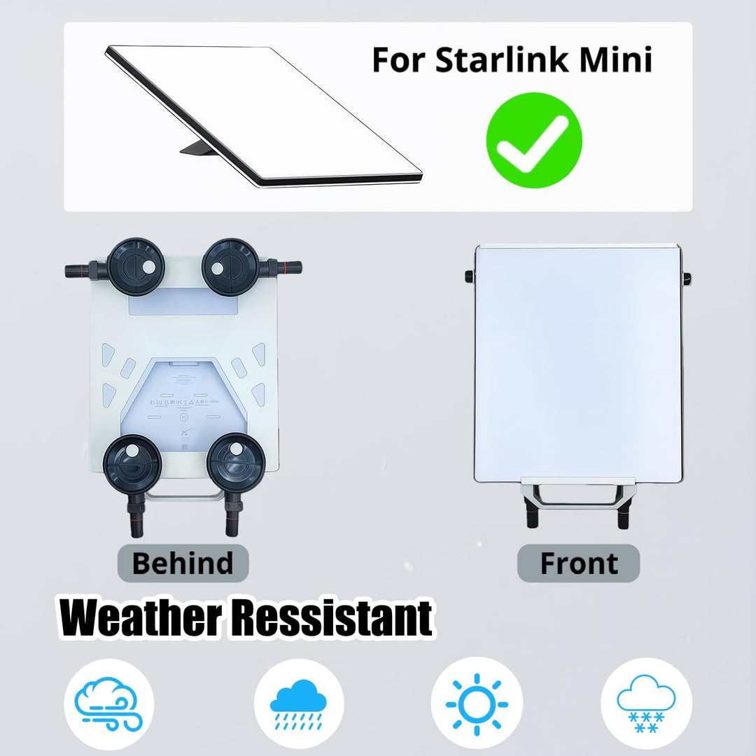 Metallstarke Pump-Saugnapfhalterung, kompatibel mit Starlink Mini – Hochleistungs-Saugnapf für die M