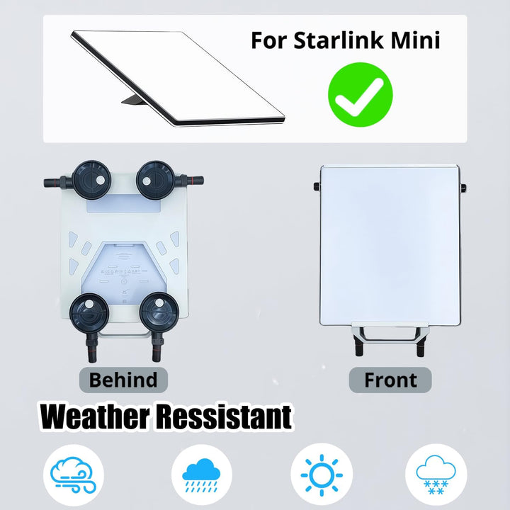 Metallstarke Pump-Saugnapfhalterung, kompatibel mit Starlink Mini – Hochleistungs-Saugnapf für die M
