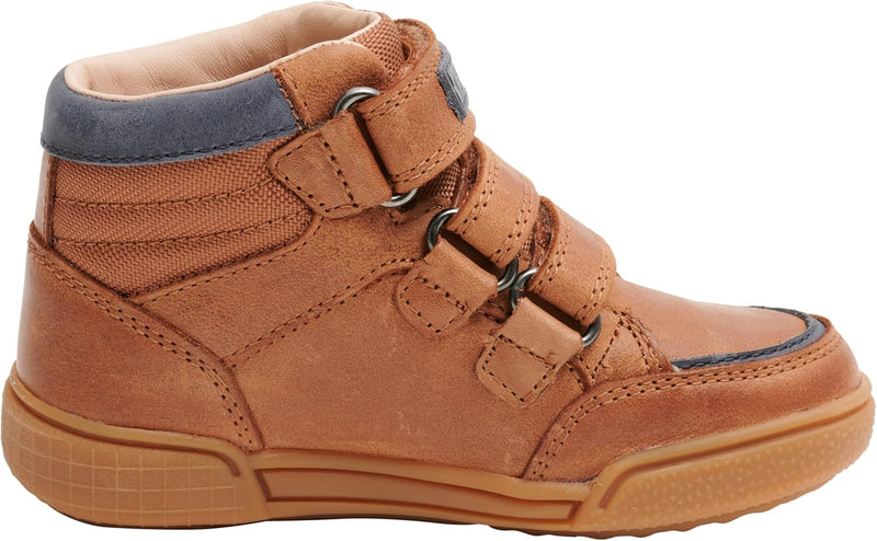 Geox Herren J Poseido Boy B Sneakers 24 EU Cognac Blue, 24 EU Cognac Blue