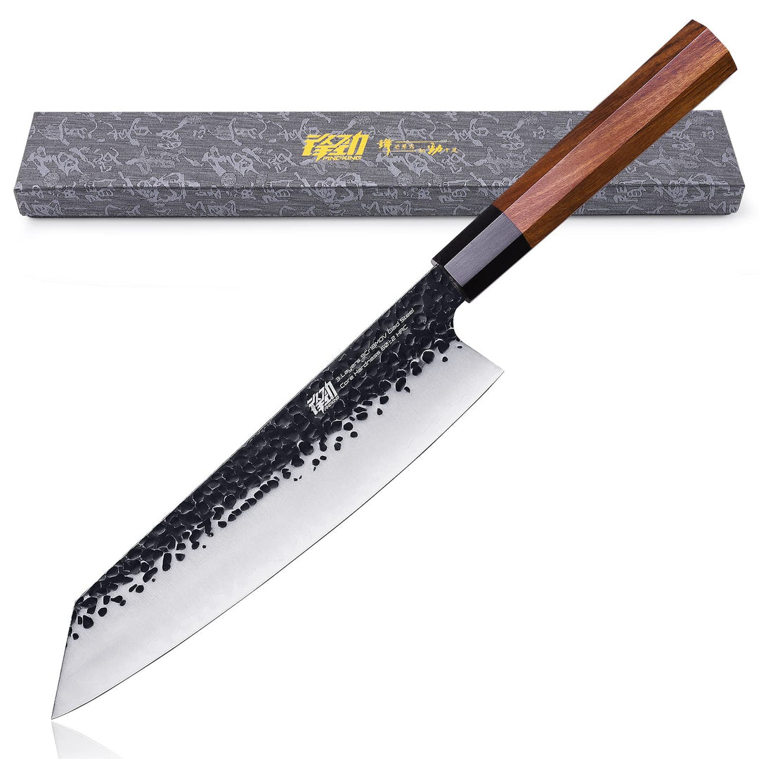 FINDKING Dynasty Serie Japanisches Kiritsuke-Messer, Gyuto Mehrzweck-Kochmesser, Klinge aus 9Cr18MoV