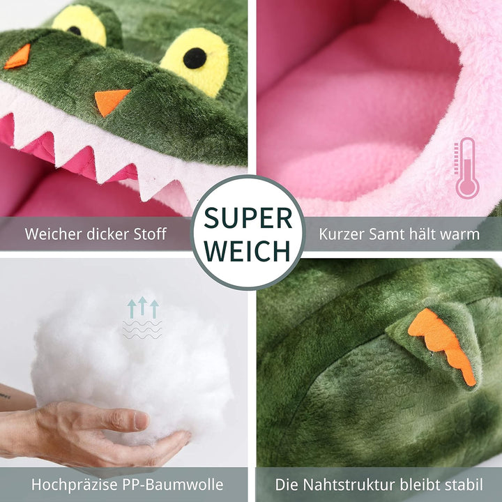 JanYoo Kleintierhöhle für Chinchilla, Igel, Meerschweinchen, Käfigzubehör, Spielzeug, für Bartagame,