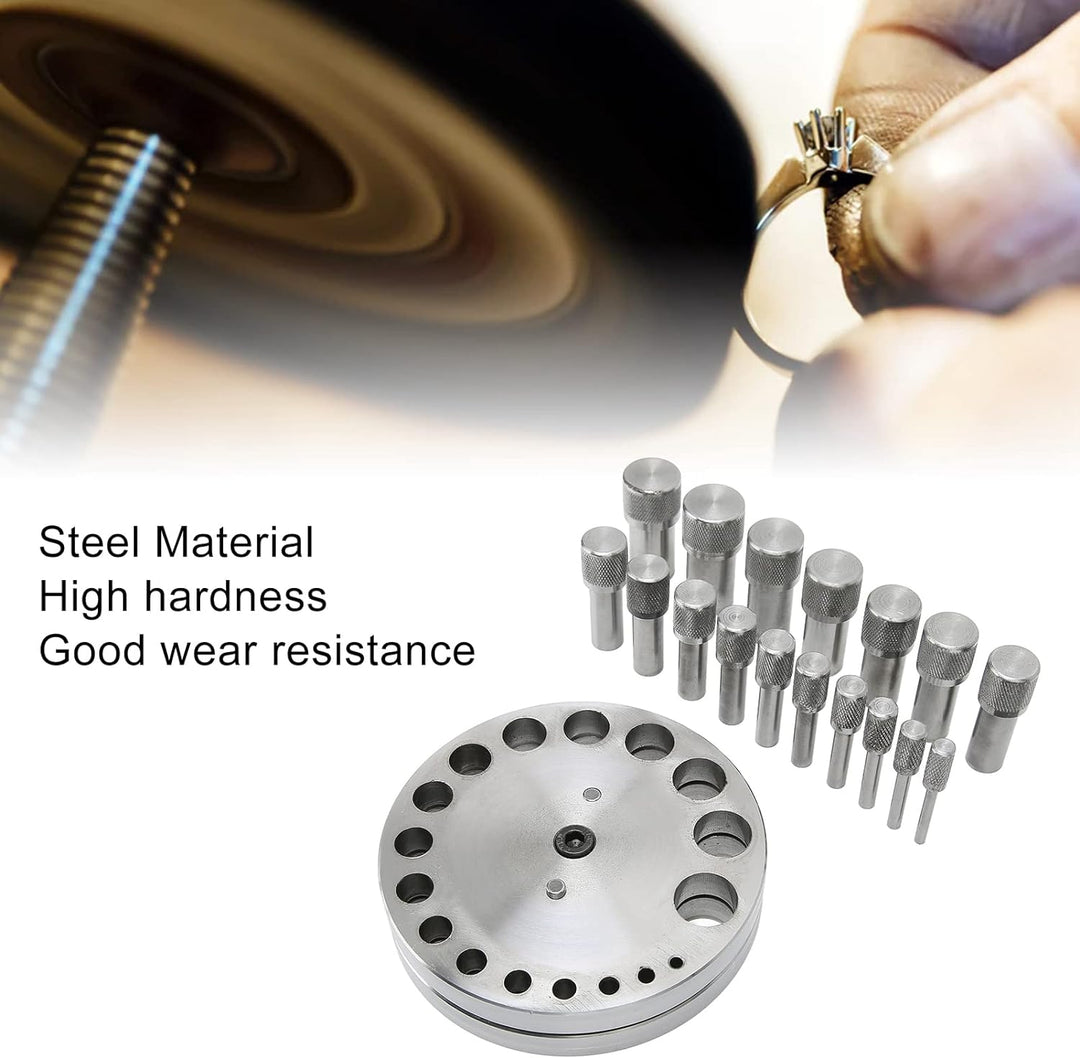 Stanzform-Scheibe, Scheibenschneider-Set, Metallformung, Schmuckherstellung, professionell für Heim-
