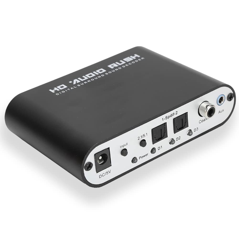 5.1CH DTS Dolby Converter 4K Audio Extractor HDMI Audio Decoder Digital Audio Converter Output Optic