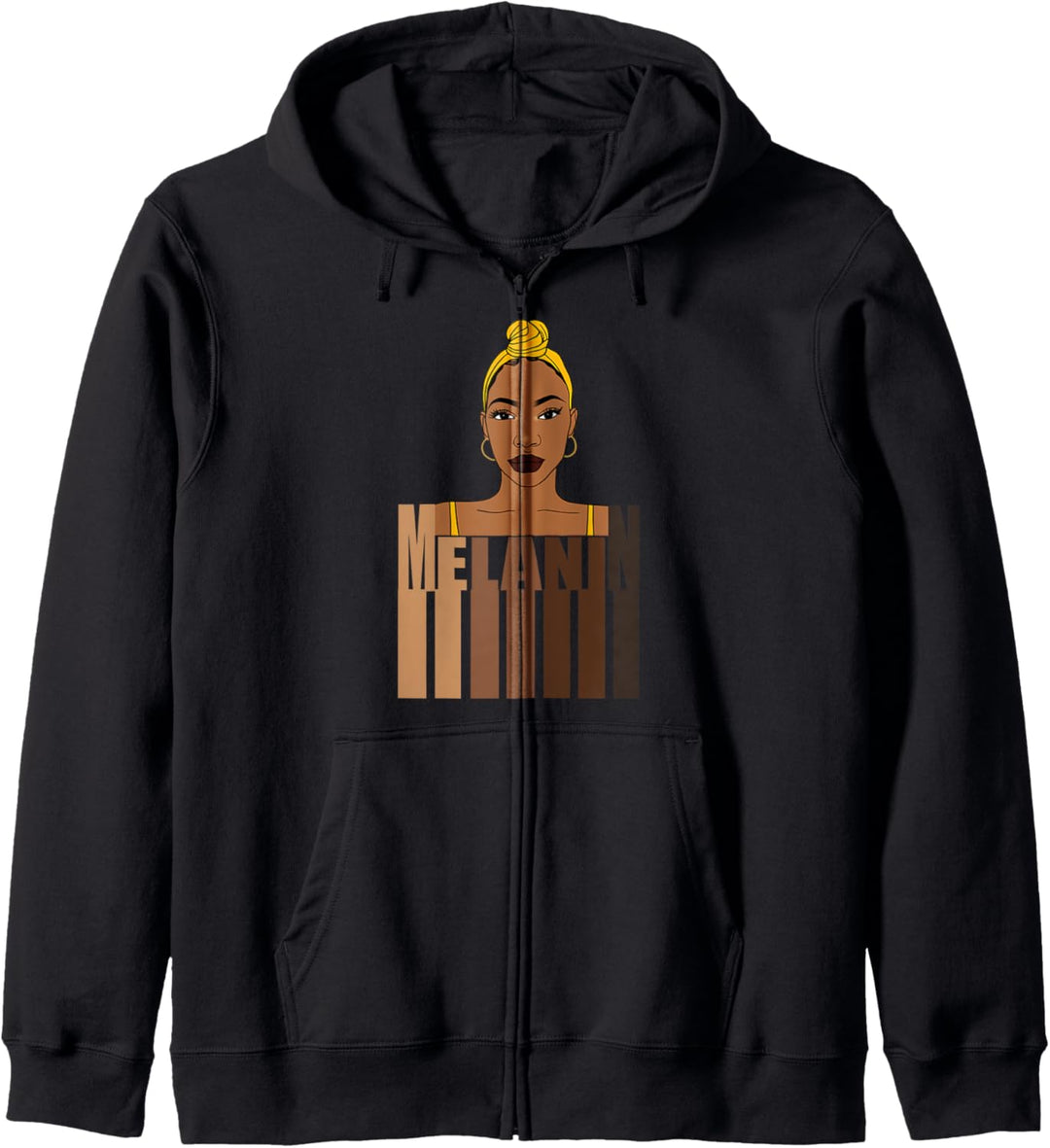 Oheneba: Melanin Drippin' Black Girl Magic Afro Pride Kapuzenjacke