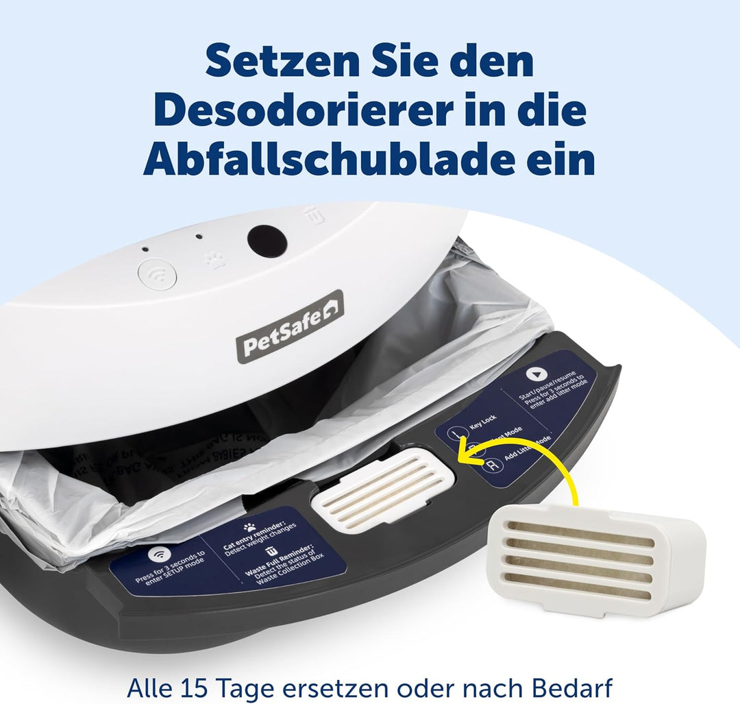 PetSafe Keramik-Trinkbrunnen Streamside, Für Katzen und kleine Hunde geeignet, Leiser Betrieb, 1,8 L