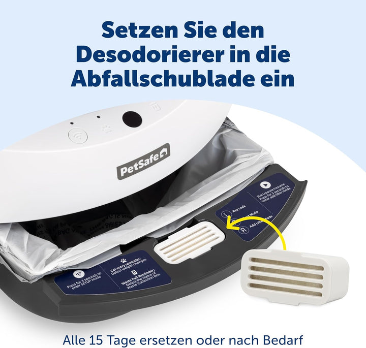 PetSafe Keramik-Trinkbrunnen Streamside, Für Katzen und kleine Hunde geeignet, Leiser Betrieb, 1,8 L