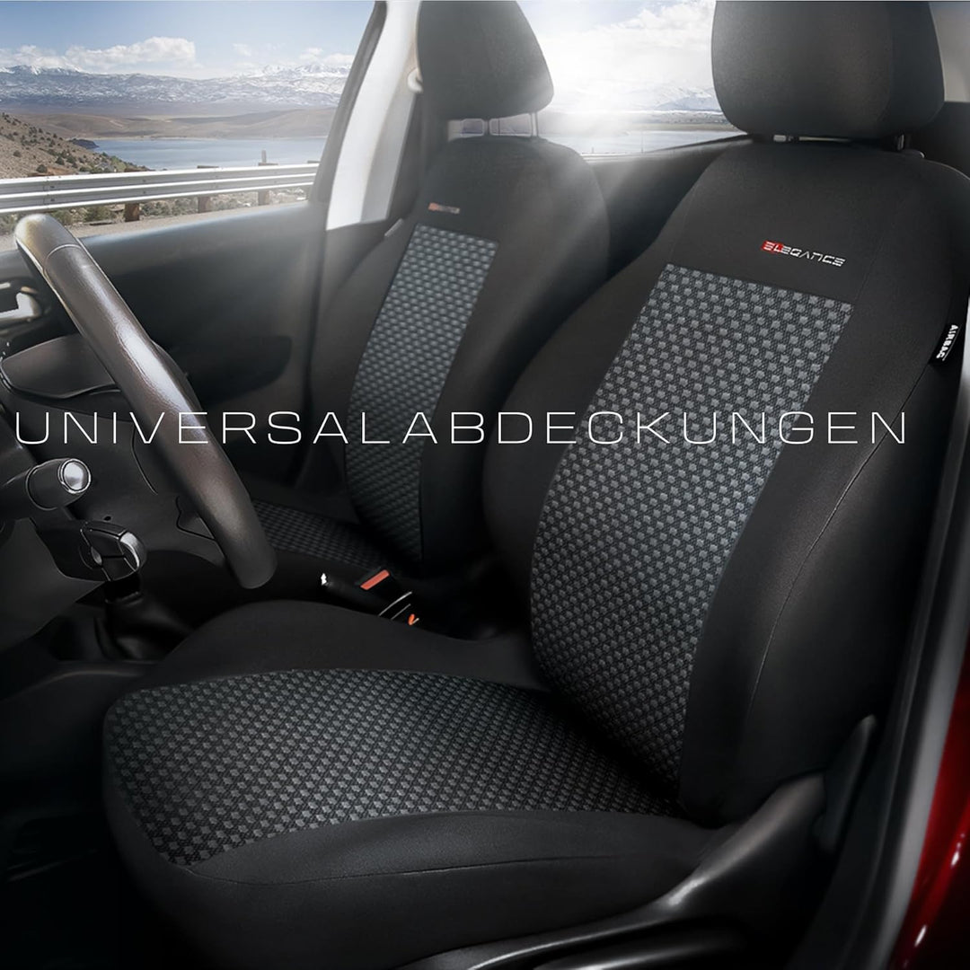 MOTOS Universal-Sitzbezüge Auto für Peugeot Boxer Autositzbezüge mit aktivem Airbag-System, dreilagi