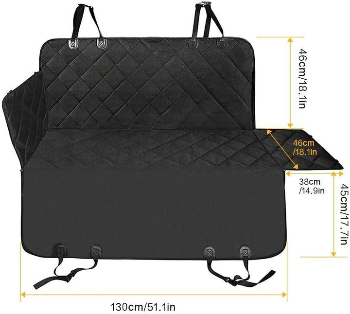 LONENESSL Hunde Autositzbezug Wasserdicht Kratzfest und rutschfest, Schützt Ihr Auto vor Kratzern, H