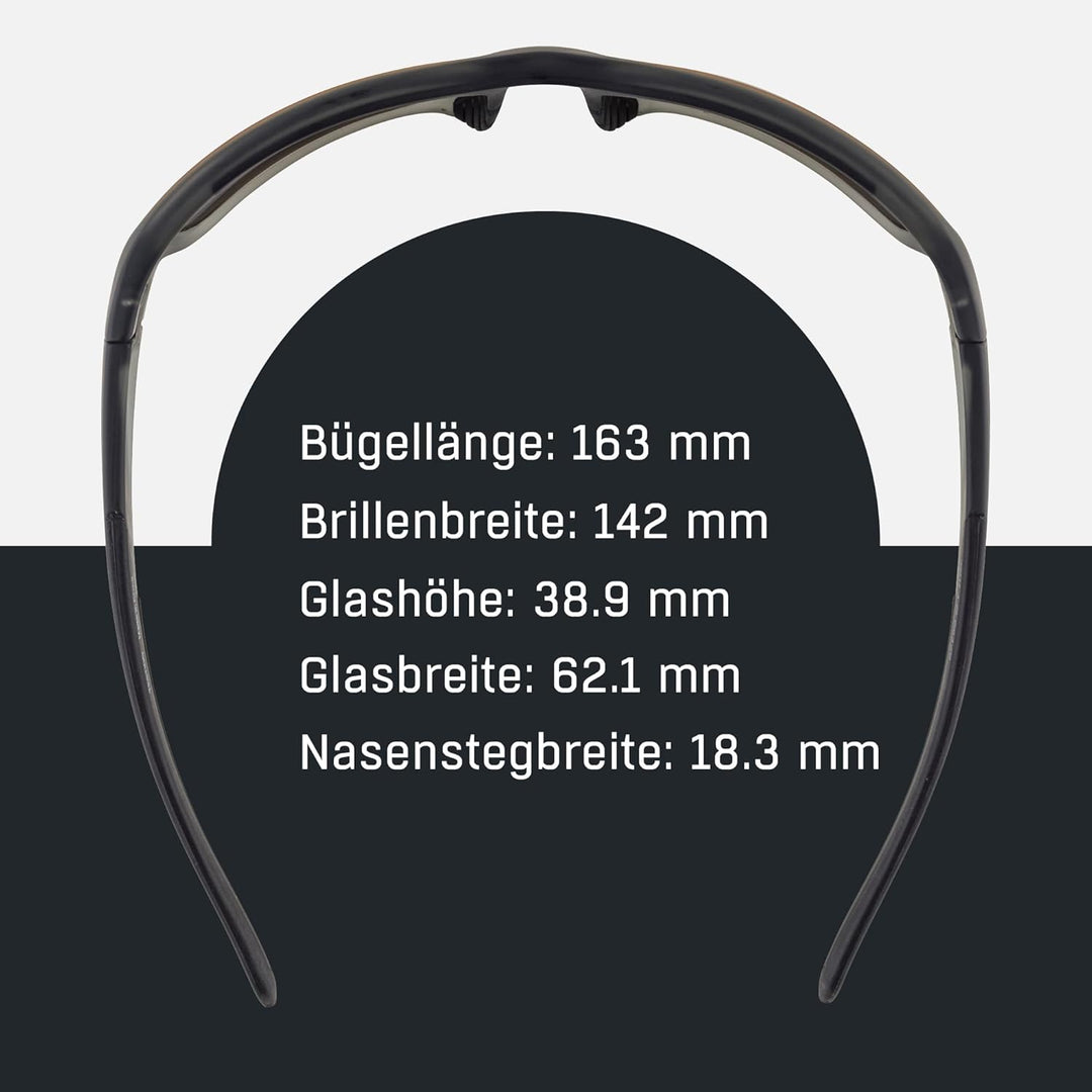 ALPINA TESTIDO - Verspiegelte und Bruchsichere Sport- & Fahrradbrille Mit 100% UV-Schutz Für Erwachs