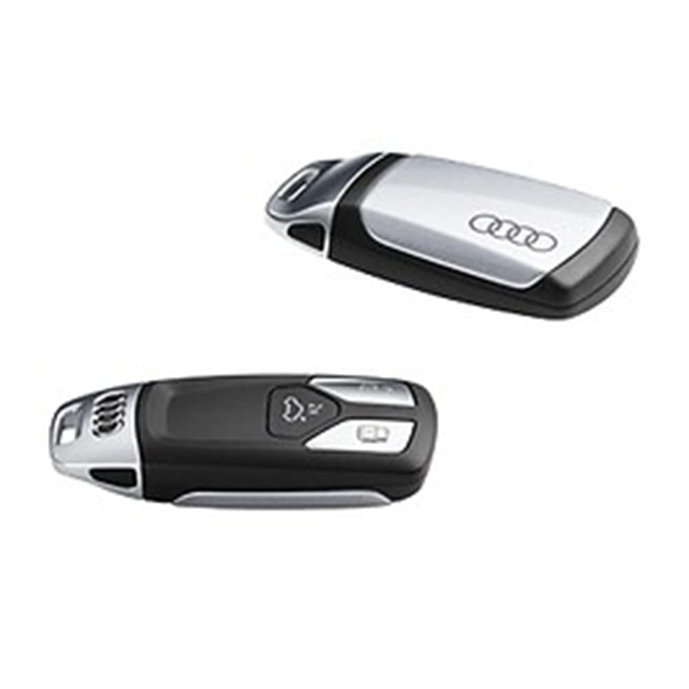 Audi 8W0071208BZ7G Schlüsselblende Cover, mit Ringe Logo, nur für Schlüssel 4M0959754 8W0959754 8S09