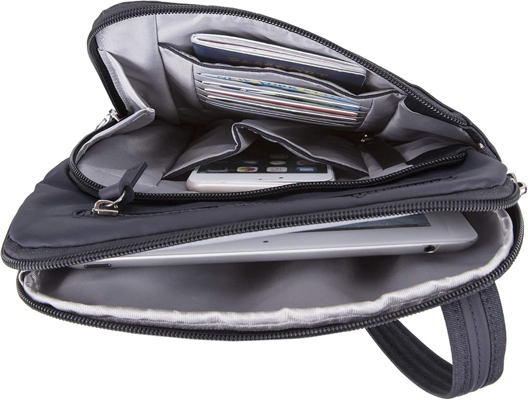 Travelon Unisex Diebstahlschutz Metro Small Crossbody Umhängetasche Einheitsgrösse Marineblau Melier