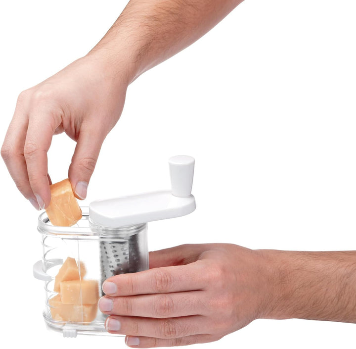 Tescoma Parmesanreibe & Hartkäsereibe Handy, Weiss
