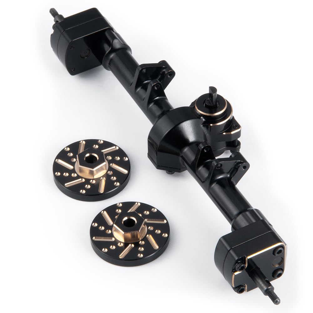 RC Vorder Hinter Achse CNC Metall Achse Set with für Alle Axial SCX24 1/24th RC Crawler Upgrade Teil