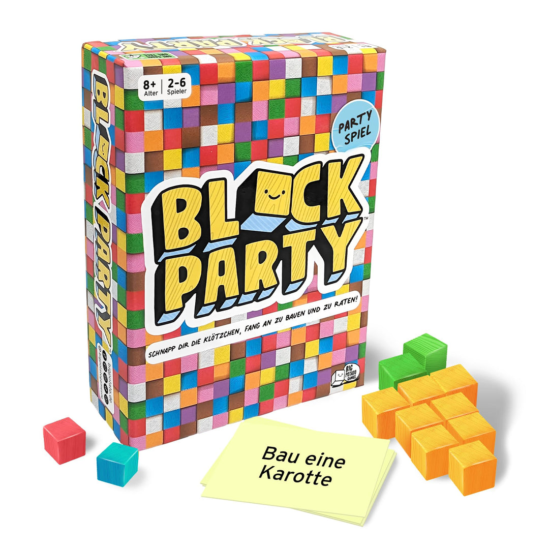 Big Potato Block Party: BAU Spiel mit farbenfrohen Blöcken für Kinder ab 8+ Jahren, Erwachsene und F