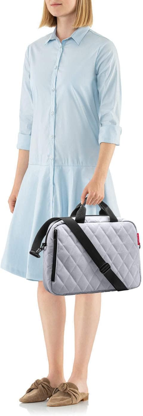reisenthel notebook bag - funktionelle und stylische Businesstasche für jeden Tag Rhombus Light Grey