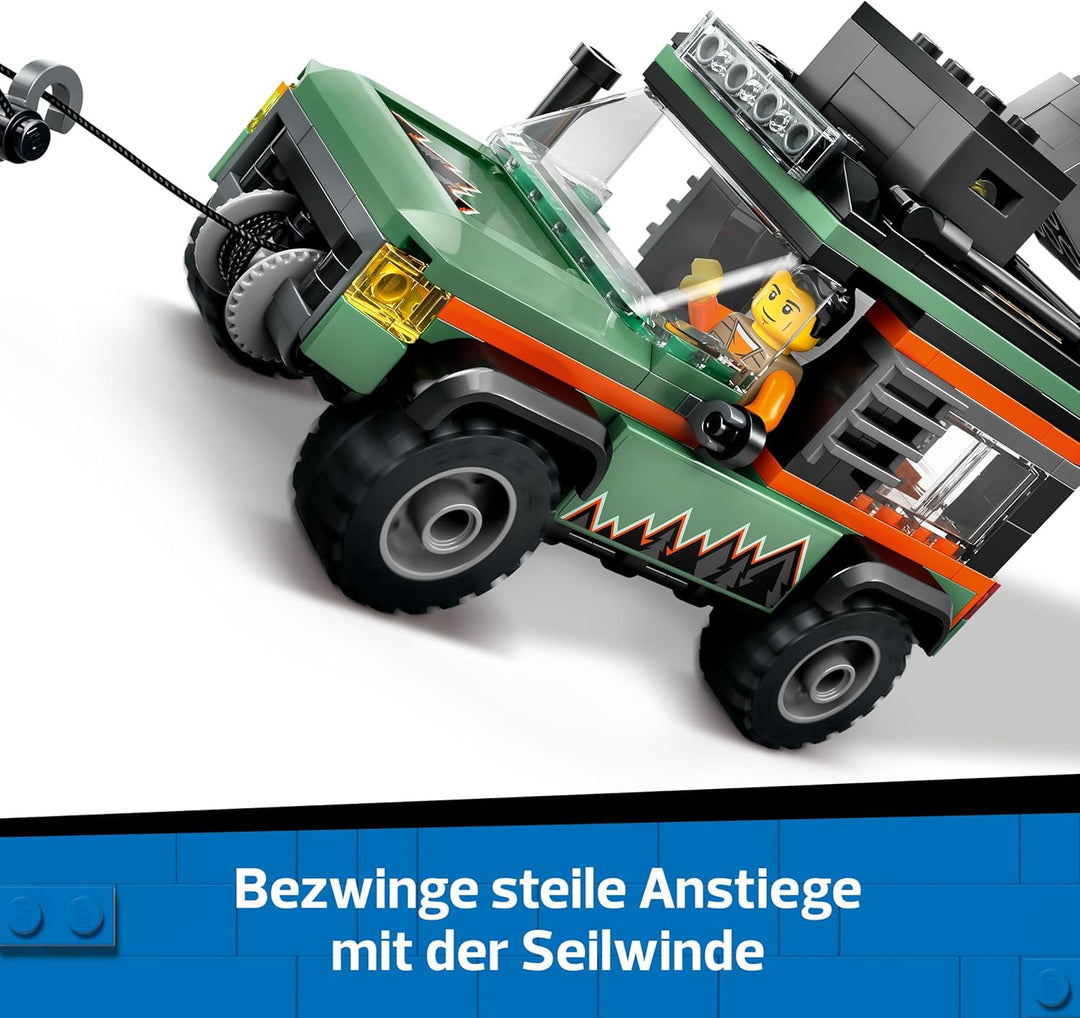 LEGO City Offroad Geländewagen - Bauspielzeug Set für Jungen und Mädchen ab 6 Jahren - Geschenk zum
