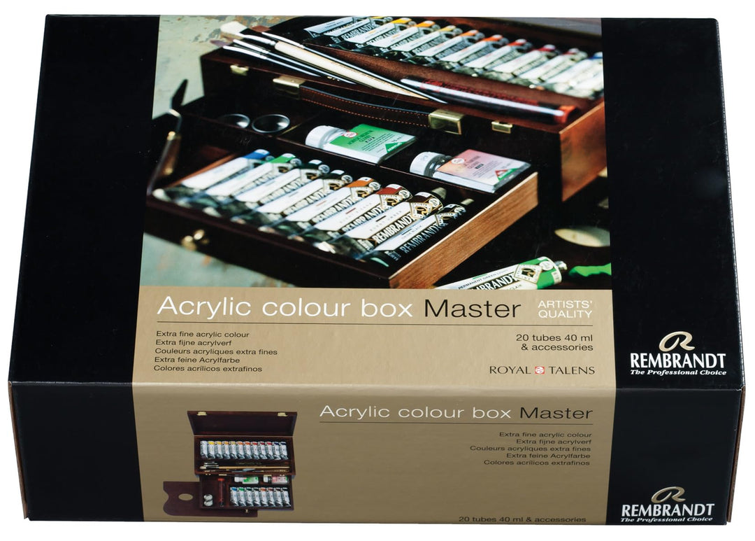 Royal Talens 18840002 Rembrandt Malkasten Acrylfarbe Master