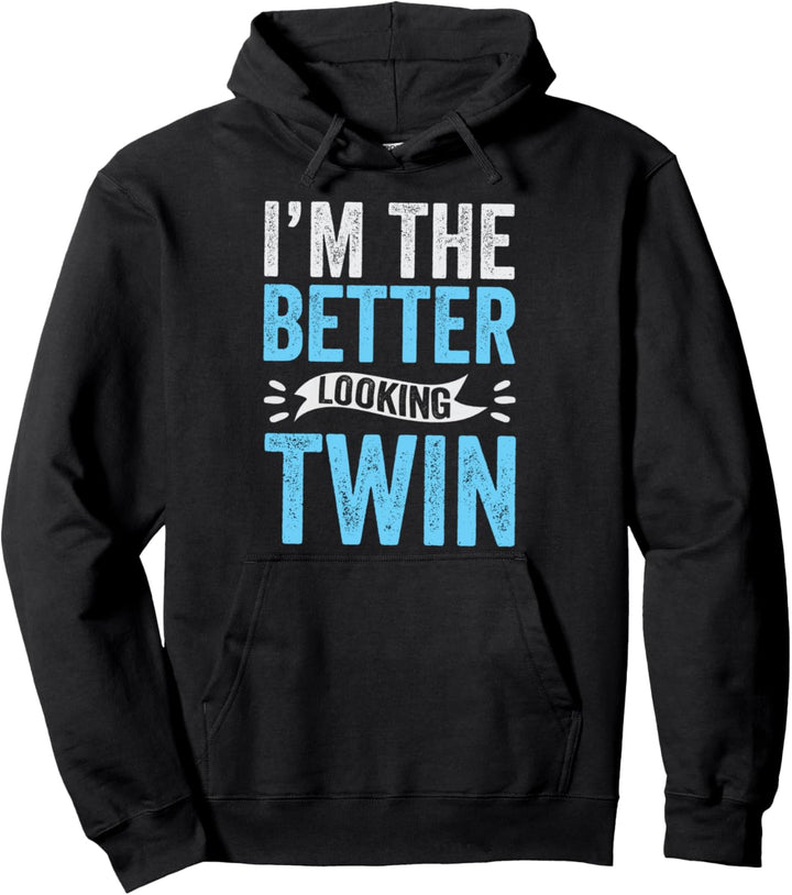 Lustiges Zwillings Zwillinge Schwester Bruder Geschwister Pullover Hoodie