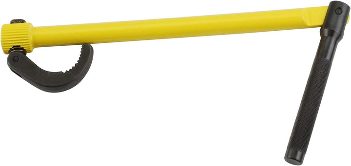 Stanley Standhahnschlüssel (grössenverstellbar, schwenkbarer Griff, gerändelter Haken, Chrom-Vanadiu