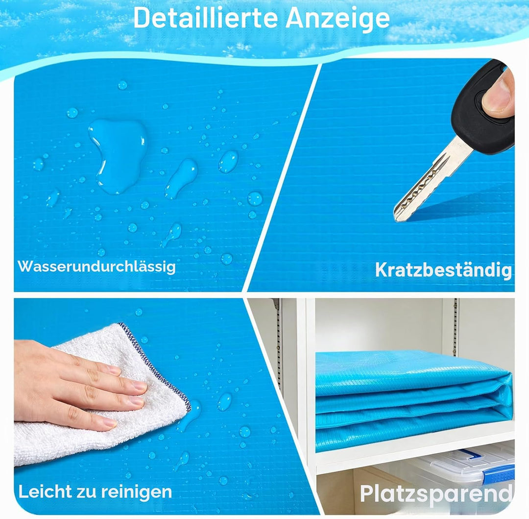 Kühlmatte Hunde – 90 * 50 cm Kühlmatte für Hund und Katze mit Ungiftiges Gel, Selbstkühlende Kaltgel