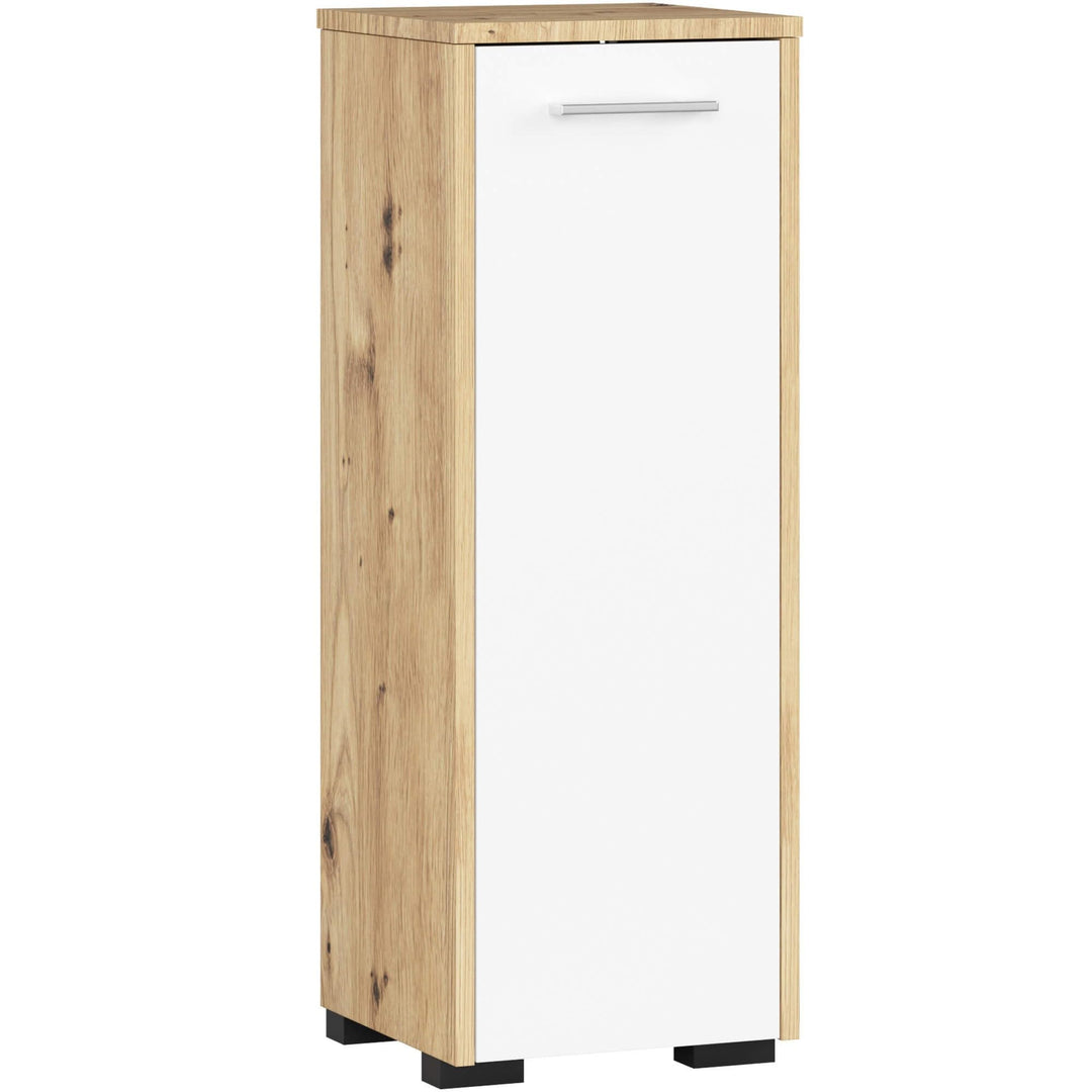 AKORD Stehender Badezimmerschrank schränke | Badezimmer kommode | FIN S30 eintürig | B30 x H82 x T30