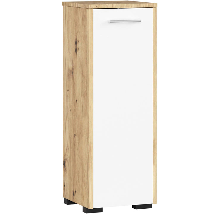 AKORD Stehender Badezimmerschrank schränke | Badezimmer kommode | FIN S30 eintürig | B30 x H82 x T30