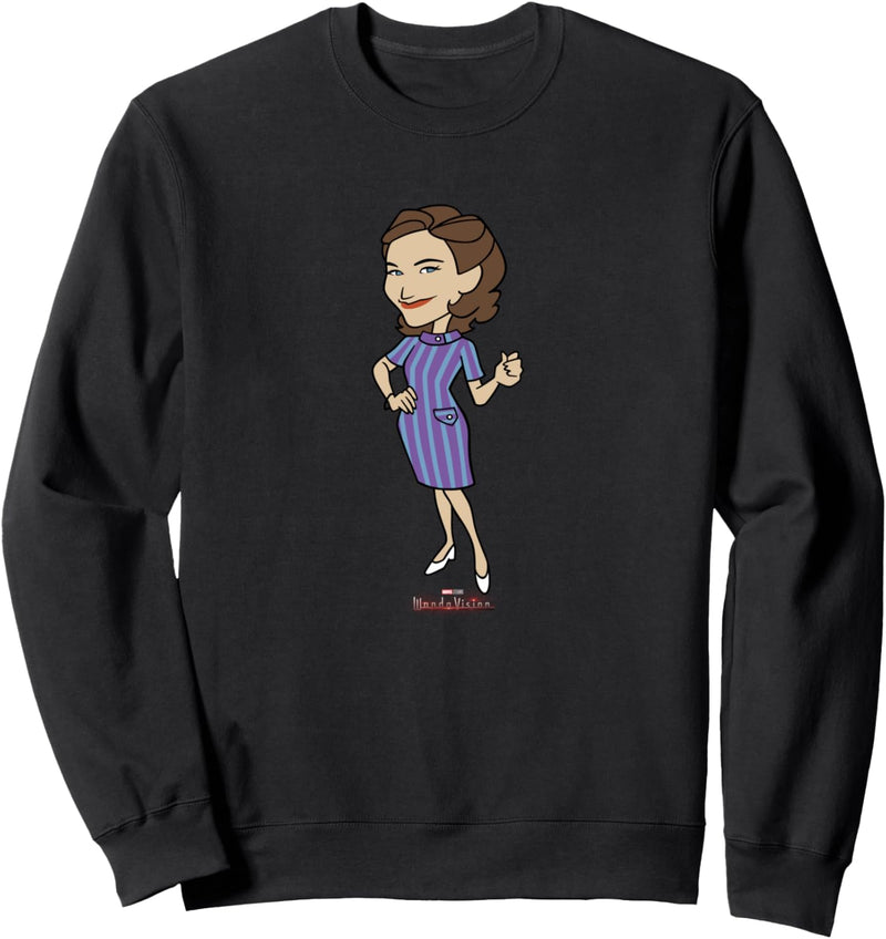 Marvel WandaVision Agatha Harkness Simple Retro Portrait Sweatshirt