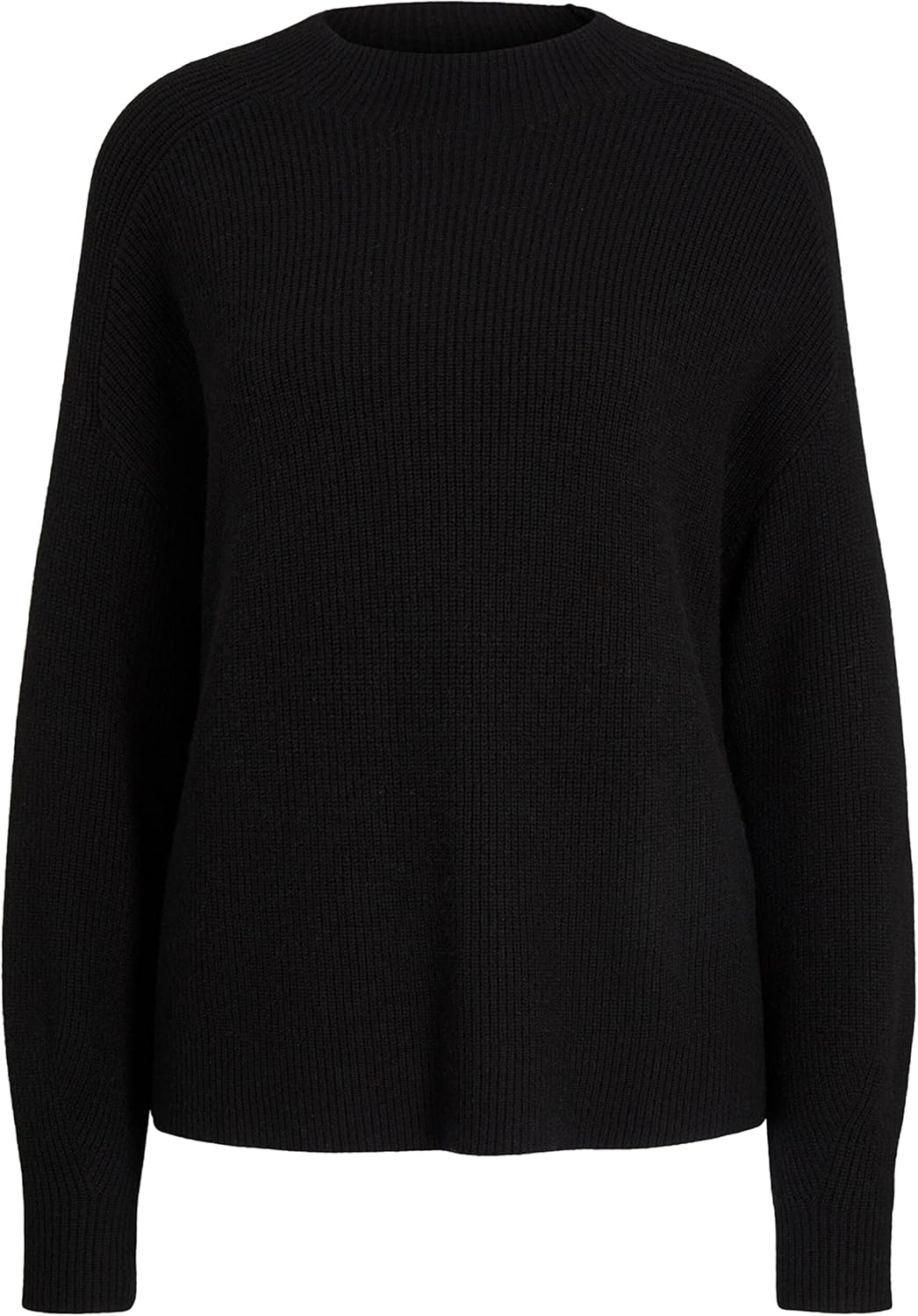 TOM TAILOR Damen Rollkragenpullover S 14482 - Deep Black, S 14482 - Deep Black