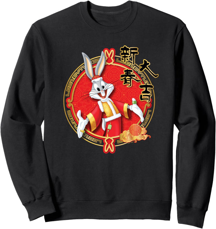 Looney Tunes Bugs Bunny Circle New Year Sweatshirt