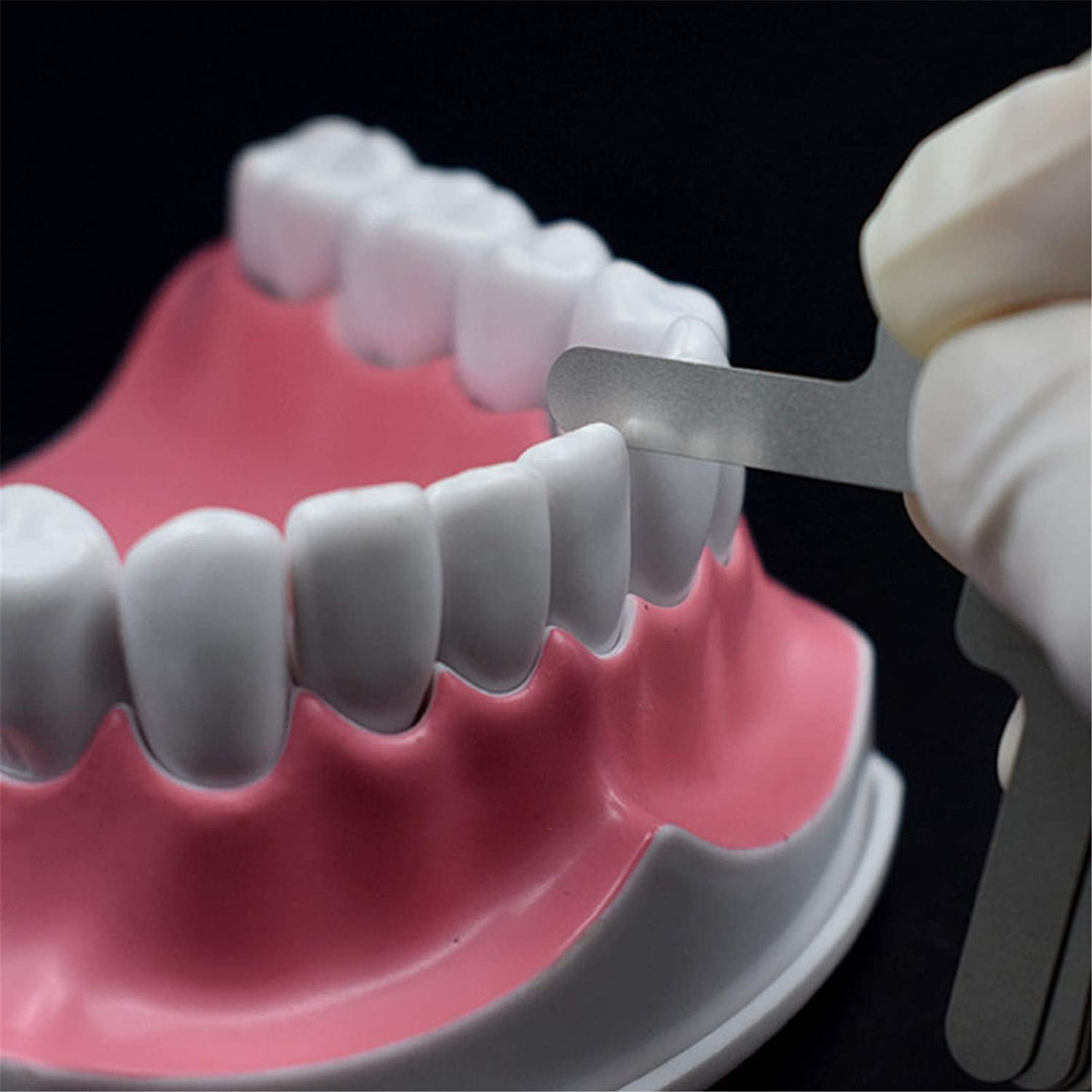 Silver Dental Kieferorthopädisches interproximales Emaille-Reduktions-Edelstahl-IPR-Messgerät, Linea