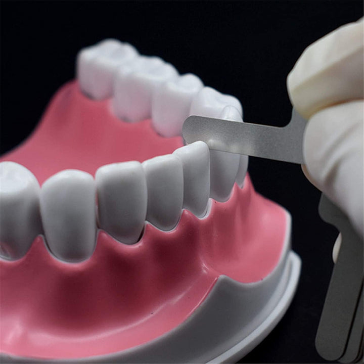 Silver Dental Kieferorthopädisches interproximales Emaille-Reduktions-Edelstahl-IPR-Messgerät, Linea