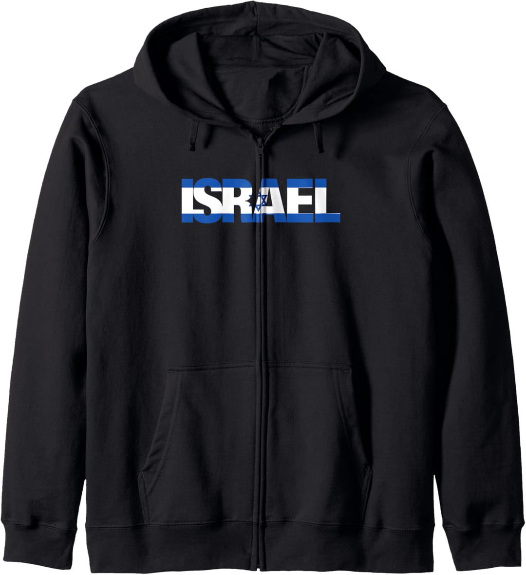 Israel Flag Jewish Star of David Hebrew Israeli Judaism Jew Kapuzenjacke