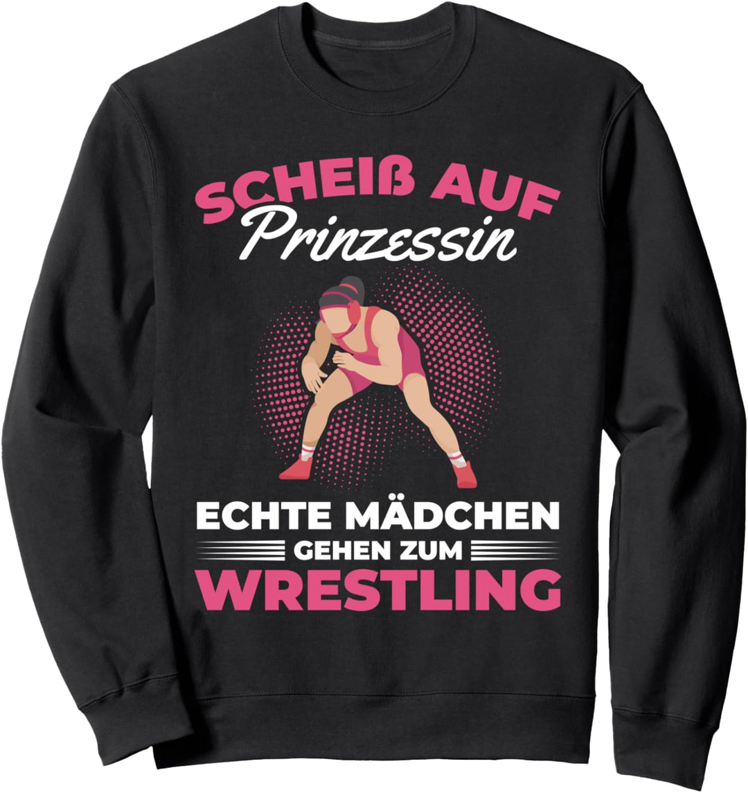 Wrestling MädchenI Kampfsport Ringen Wrestler Wrestling Girl Sweatshirt