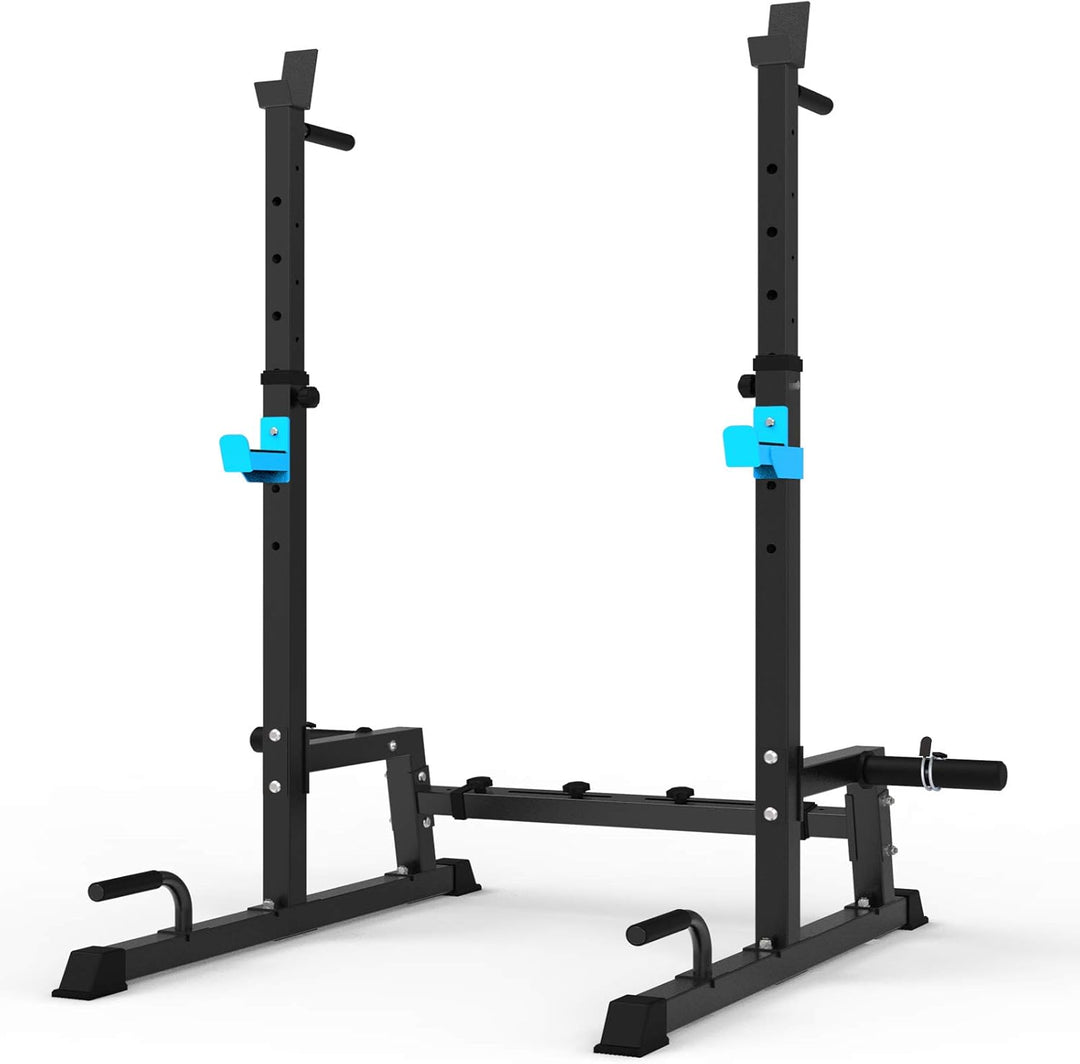 Squat Rack Multi-Funktions Barbell Rack Höhenverstellbarer Hantelständer für Sportstudio Zuhause Gew