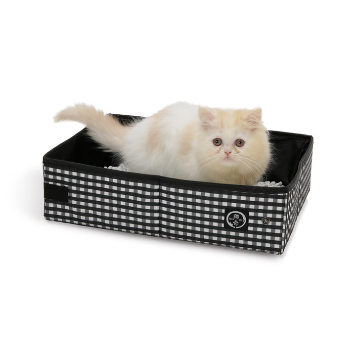 Cat1st Reise Katzenklo Mobile Katzentoilette - Schwarz, Black Katzentoilette