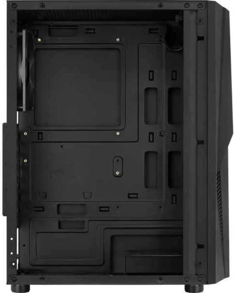 Aerocool MECHA, ATX PC-Gehäuse, ARGB Front, Gehärtetes Glas, Lüfter 12cm Schwarz MECHA