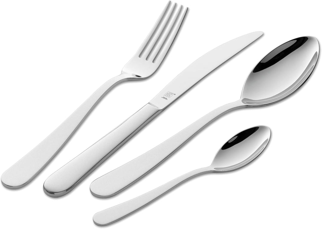 ZWILLING Greenwich Besteck Set, 68-teilig, Für 12 Personen, 18/10 Edelstahl/Hochwertiger Klingenstah