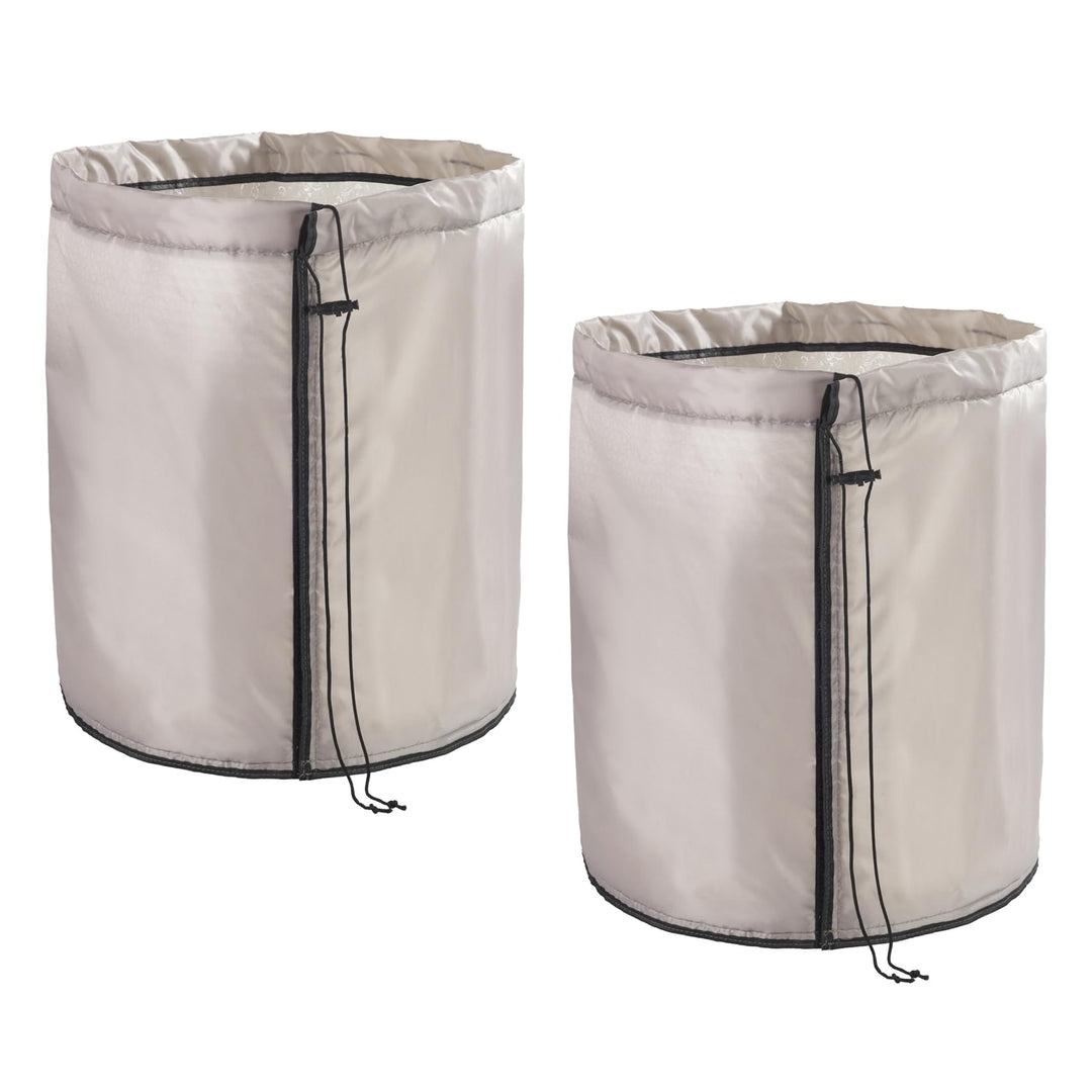 Maximex Pflanzenschutz Pflanztopf-Sack 2er Set Überwinterung Frostschutz Pflanzen 28l Zylinder platz
