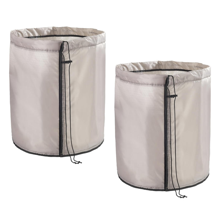 Maximex Pflanzenschutz Pflanztopf-Sack 2er Set Überwinterung Frostschutz Pflanzen 28l Zylinder platz