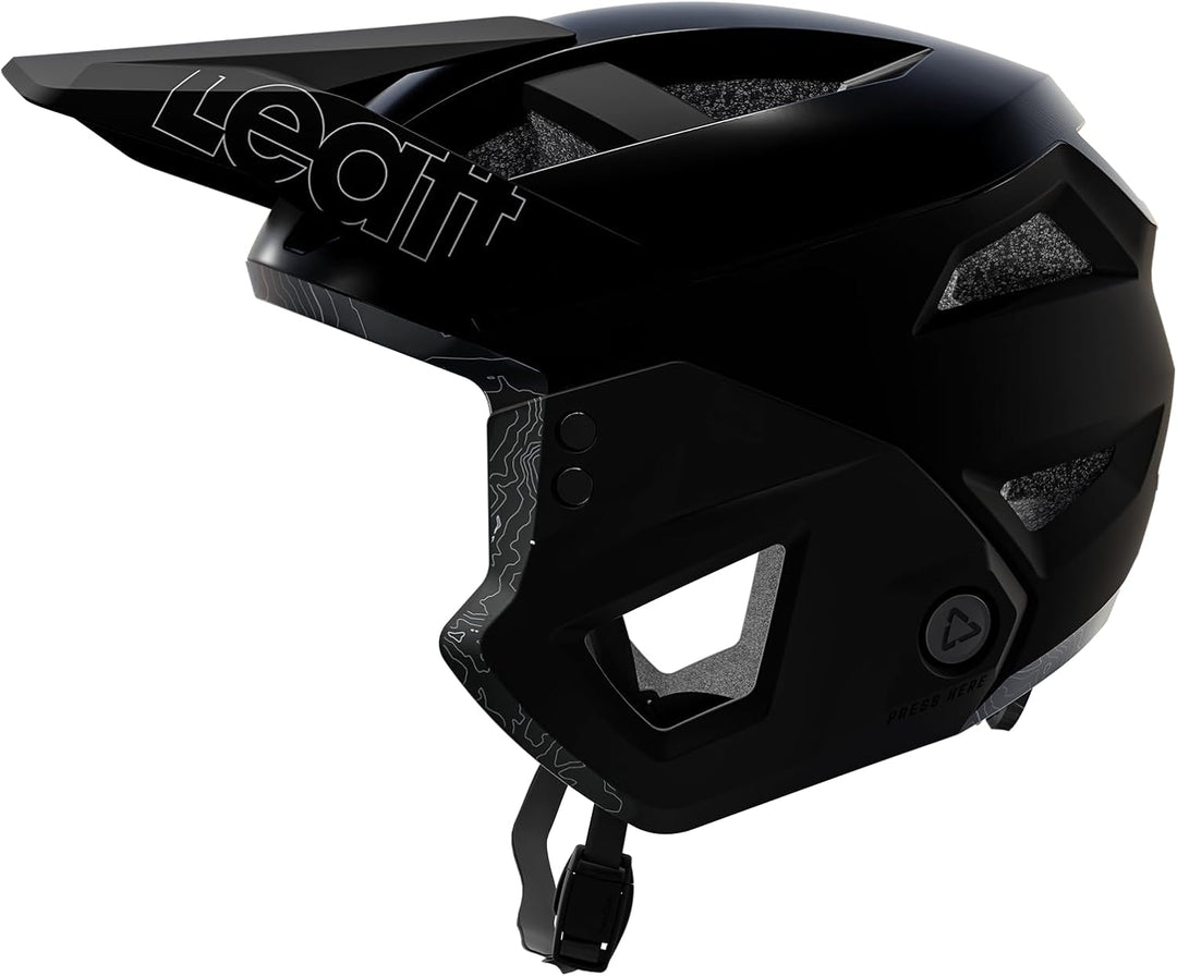 Leatt Unisex-Adult MTB Enduro 2.0 V23 Helmet M Stealth, M Stealth