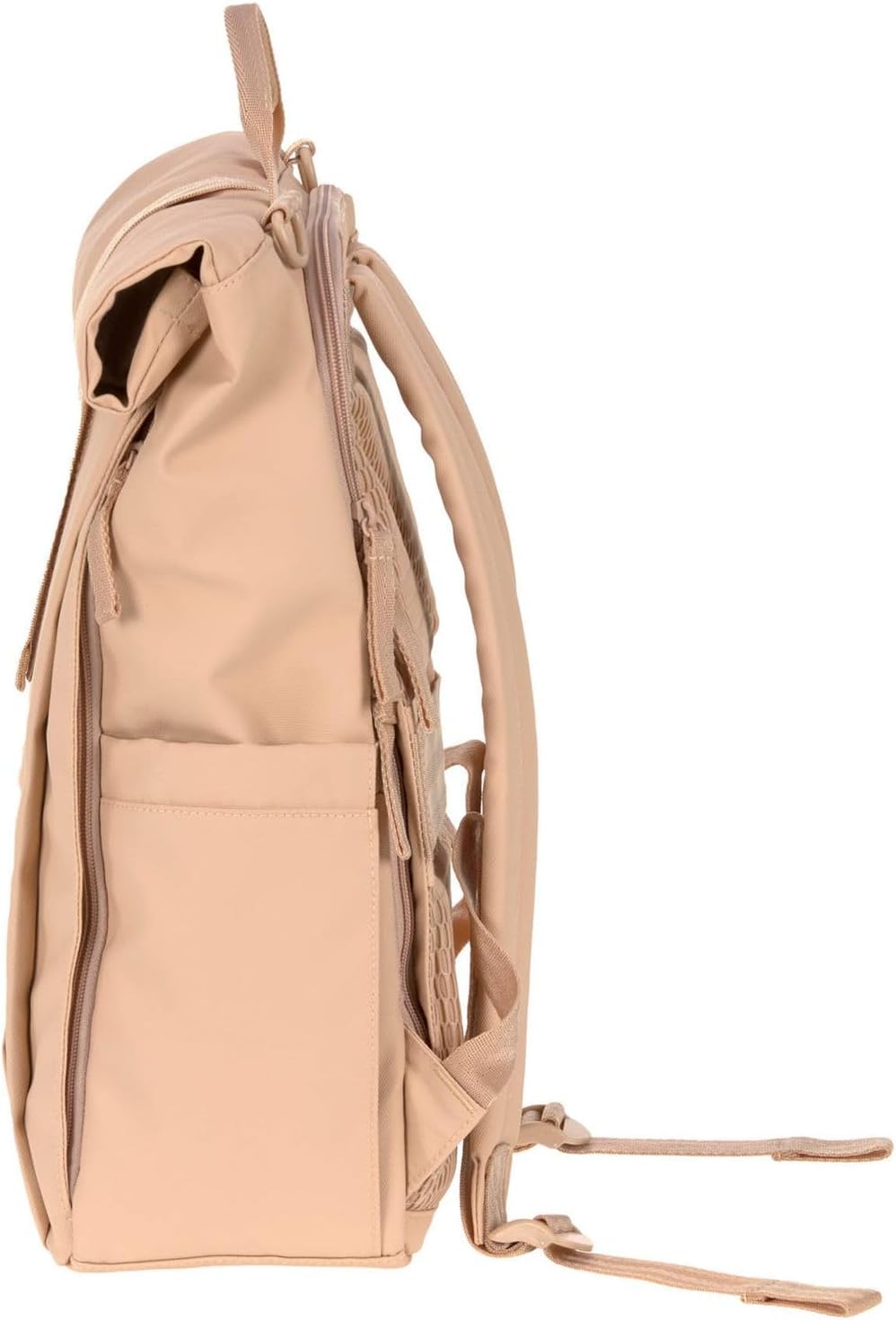 LÄSSIG Baby Wickelrucksack Wickeltasche Rucksack mit Wickelunterlage, Kinderwagenbefestigung, Flasch