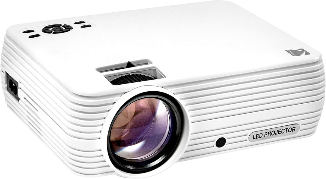 KODAK FLIK X7 Heim-Projektor (max. 1080p HD) mit Stativ und Tasche im Lieferumfang enthalten, kompak