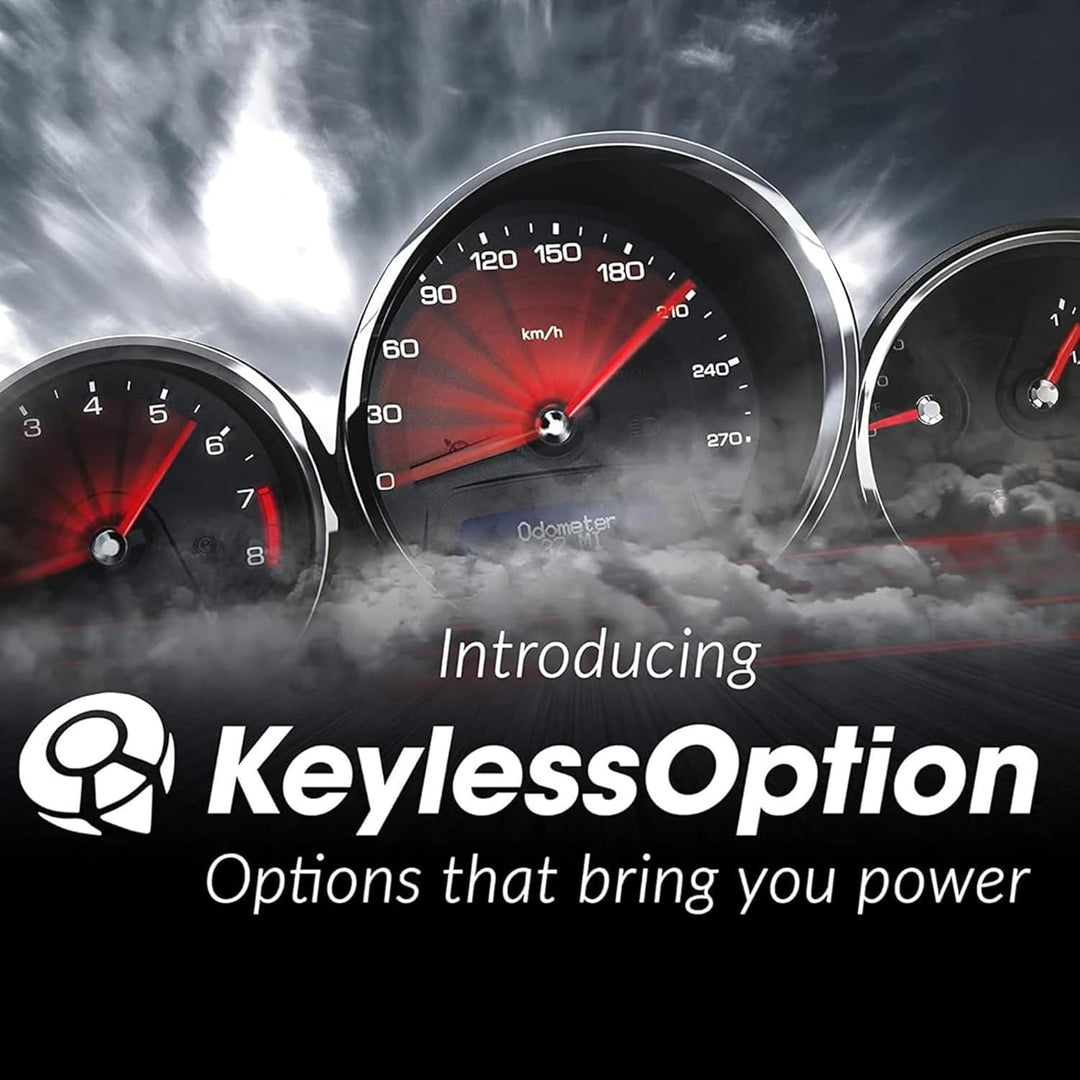 KeylessOption Keyless Entry Remote Key Fob Car Smart Key Shell Case Button Cover Replacement
