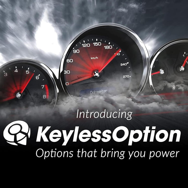 KeylessOption Keyless Entry Remote Key Fob Car Smart Key Shell Case Button Cover Replacement